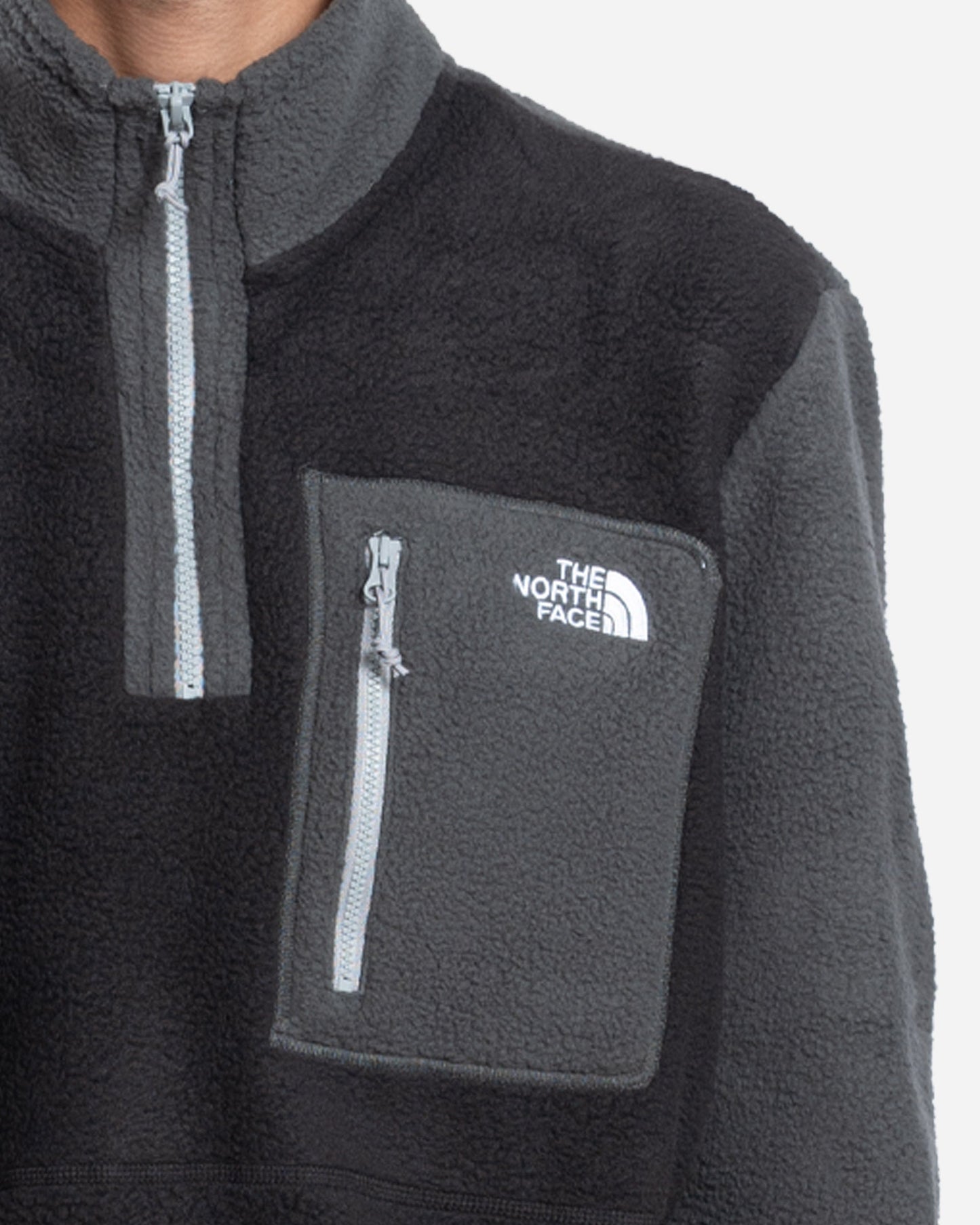 Polaire à Col Zippé Yumiori Noir Asphalt