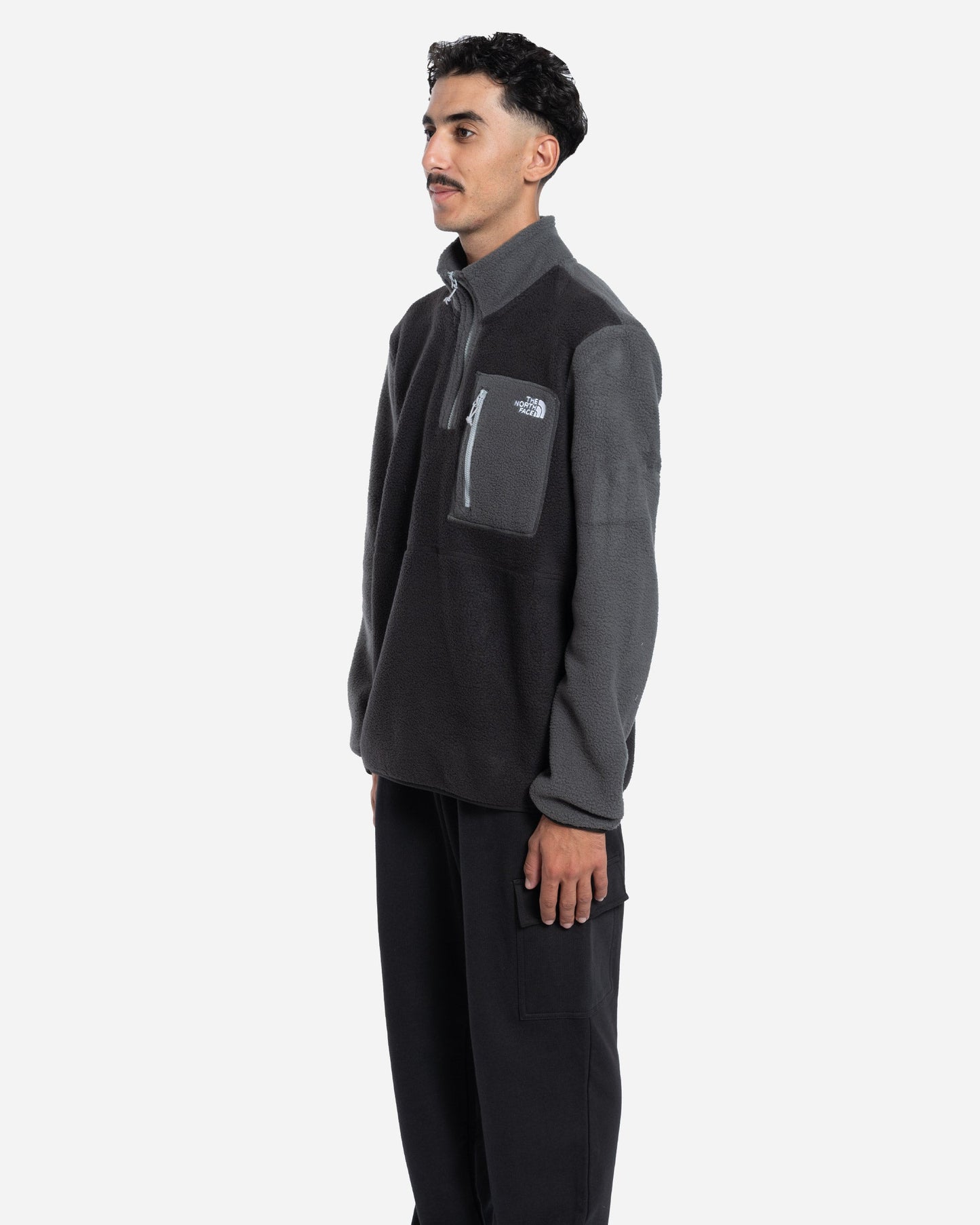 Polaire à Col Zippé Yumiori Noir Asphalt